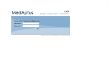 Tablet Screenshot of medaptus.kmsf.org